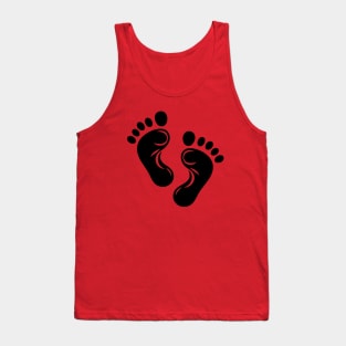 Baby Footprints Tank Top
